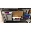 Image 1 : Group of Pro-Linear PL8DV In-Ceiling Speakers, Netgear Router Gateway, and HDMI Multi-Function Switc