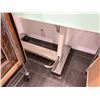 Image 2 : Rolling Adjustable Height Glass Top Art Table