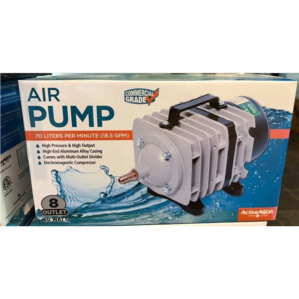 Active Aqua Commercial Grade 8 Outlet Air Pump