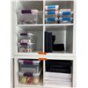 Image 1 : Group of 10 Storage Bins Misc - Matches, Plastic Cutlery, Tennis Balls, Remotes, Etc.