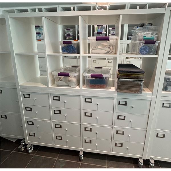 Rolling Storage Shelf (Approx. 58 L x 64in H x 15.5in D - Bidder Responsible For Removal MUST BRING 