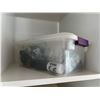 Image 4 : Group of 8 Storage Bins Misc Art Decor Parts - Binder Clips, Plastic Cutlery, Sea Shells, Plastic Ca