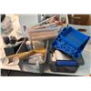 Image 1 : Group of Misc - Wood box, Plane Glass, Copper Mesh, Etc.