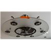Image 1 : Round Flush-Mount Ceiling Fan with Integrated Light Fixture