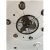 Image 2 : Round Flush-Mount Ceiling Fan with Integrated Light Fixture