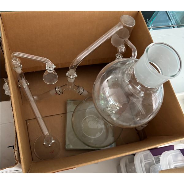 Group of Laboratory Glassware