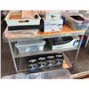 Image 1 : Group of Stainless Steel Rolling Utility Cart, Three Tier