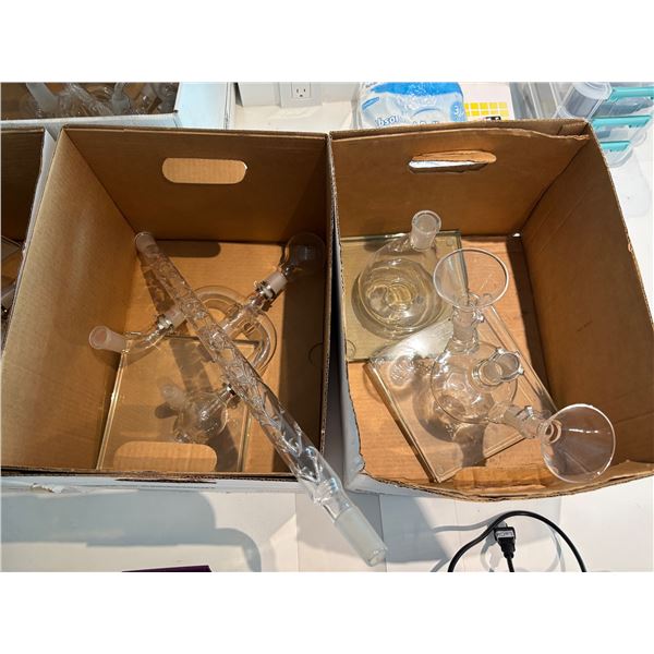 Group of Laboratory Glassware
