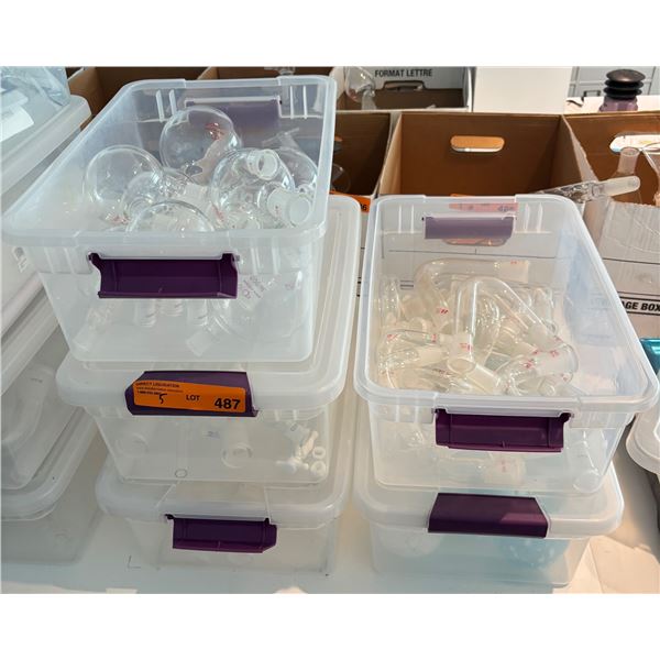 Group of Laboratory Glassware