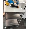Image 2 : 3 Tier Stainless Steel Shelf w/White Top