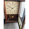 Image 3 : Antique Wooden Mantel Clock with Painted Glass Panel