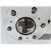 Image 2 : Round Flush-Mount Ceiling Fan with Integrated Light Fixture
