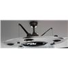 Image 3 : Round Flush-Mount Ceiling Fan with Integrated Light Fixture