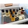 Image 3 : Group of Various Hermes Perfume Sample Bottles, Cords, Garmin, Etc.
