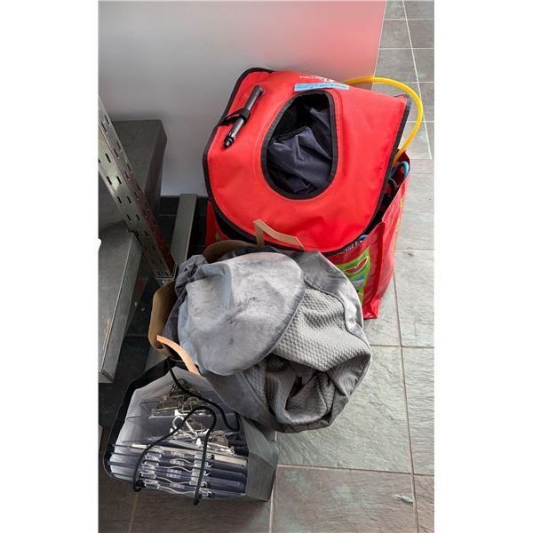 Group of Misc. Turtle Vest, Clipboards, Workout Gear, Etc.