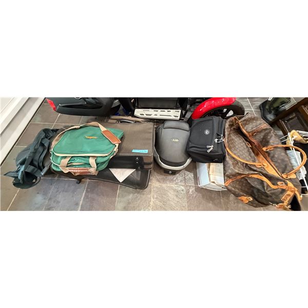 Group of Travel Bags and Suitcases