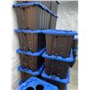 Image 5 : Large Group of Totes Black & Black w/Blue Lids Approx. 30+