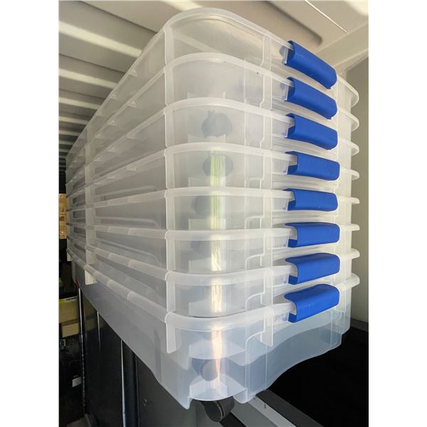 Group of Various Plastic Bins