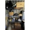Image 1 : Shelf Lot of Misc - Electric Wire Fence, Bee Equipment, Honey Plastic Containers, Gloves, Etc.