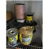 Image 2 : Shelf Lot of Misc - Electric Wire Fence, Bee Equipment, Honey Plastic Containers, Gloves, Etc.