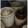 Image 4 : Group of Antique Stoneware Crocks, Jugs, Etc.