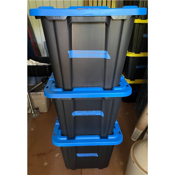 Group of 3 Totes of Bee Frames w/Wax