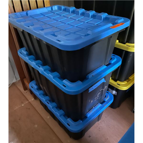 Group of 4 Totes of Bee Spun Frames