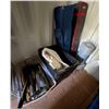 Image 1 : Group of Misc - Canopy's, Various Metal, Wood Bench, Totes, Etc.