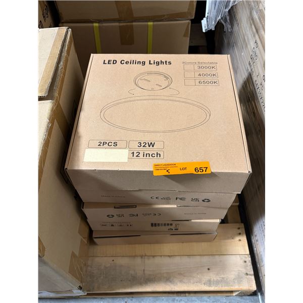 L2 - BNIB Group of 5 LED Ceiling Lights