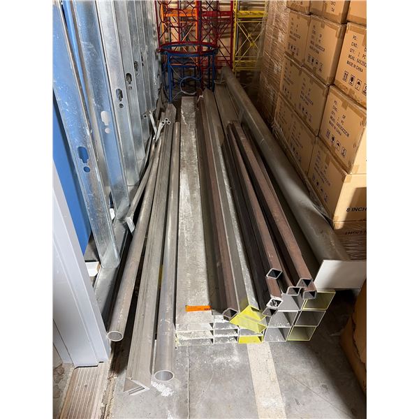L2 - Large Assortment of Aluminum & Steel Extrusions, Square Tubing, Round Pipes