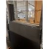 Image 2 : L2 - Group of Black Wood Panels w/Stainless Steel Legs