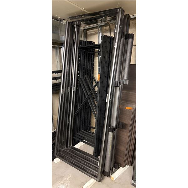 L2 - Group of Black Metal Frames & Door Frames