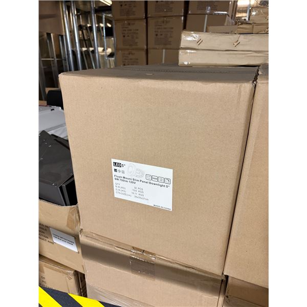 L2 - BNIB Group of 4 Flush Mount Slim Panel Downlight 5" 9W