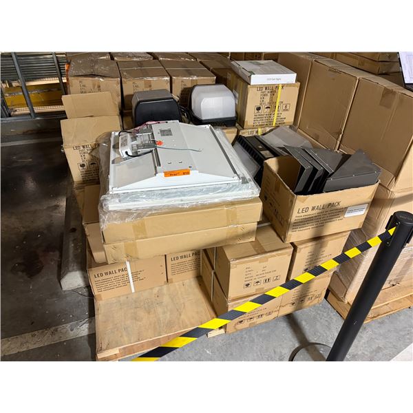 L2 - Pallet of Misc Lighting LED Wall Pack, Exit Signs, Etc.