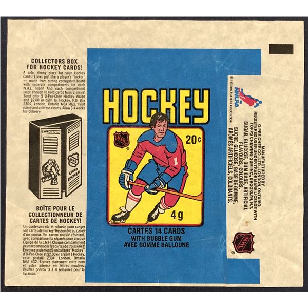 1979-80 O-PEE-CHEE NHL WRAPPER - GRETZKY ROOKIE YEAR