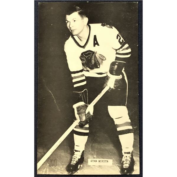 1965-66 J.D. McCARTHY NHL POST CARD - STAN MIKITA (HOF)