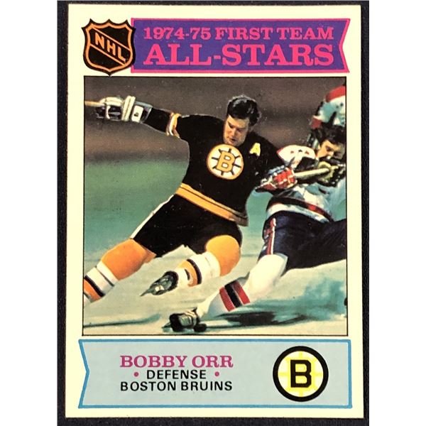 1975-76 TOPPS NHL HOCKEY BOBBY ORR (HOF)