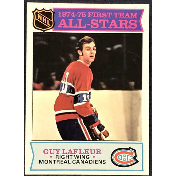 1975-76 TOPPS NHL HOCKEY GUY LAFLEUR (HOF)