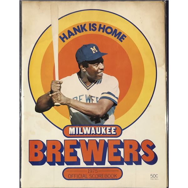1975 MLB GAME PROGRAM - CHISOX @ MILWAUKEE
