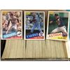 Image 1 : 1985 O-PEE-CHEE BASEBALL COMPLETE SET