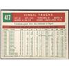 Image 2 : 1959 TOPPS WHITE BACK VIRGIL TRUCKS