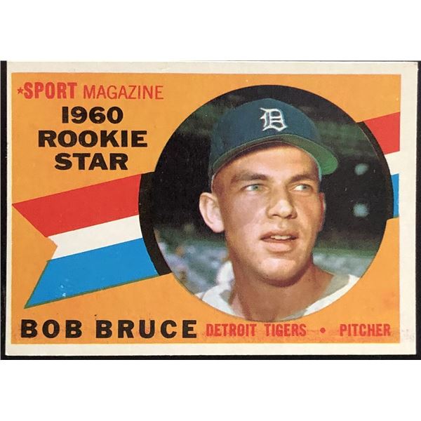 1960 TOPPS GRAY BACK BOB BRUCE