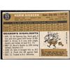 Image 2 : 1960 TOPPS NORM SIEBERN