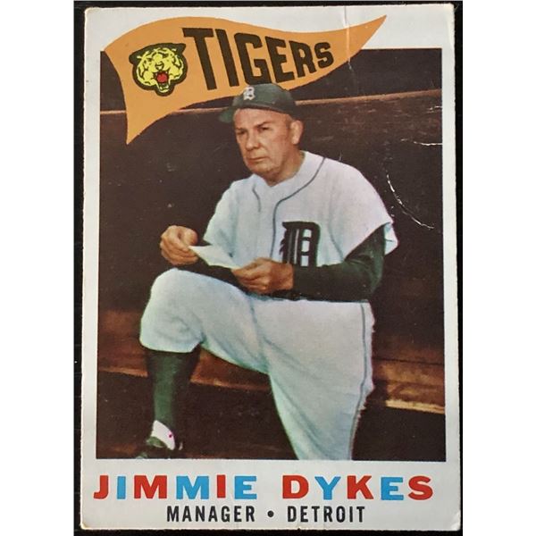 1960 TOPPS WHITE BACK JIMMIE DYKES