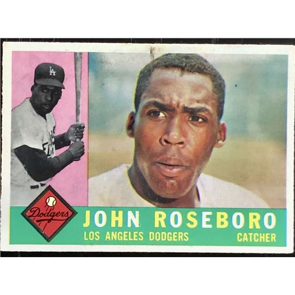 1960 TOPPS WHITE BACK JOHNNY ROSEBORO