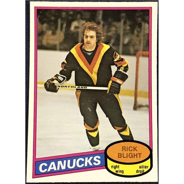 1980-81 O-PEE-CHEE HOCKEY RICK BLIGHT