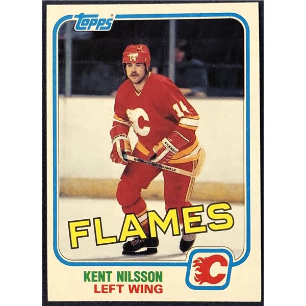 1981-82 TOPPS NHL KENT NILSSON