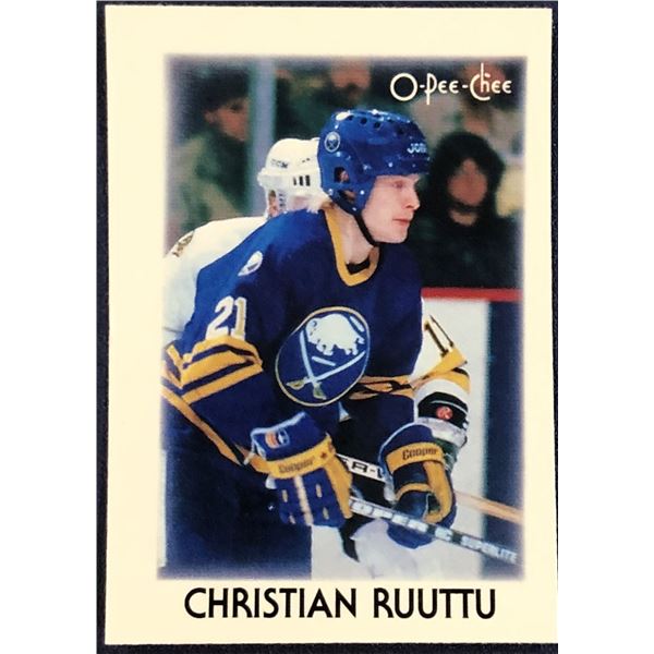 1987-88 O-PEE-CHEE NHL MINI - CHRISTIAN RUUTTU