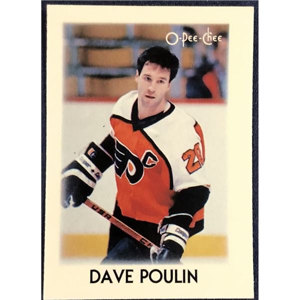 1987-88 O-PEE-CHEE NHL MINI - DAVE POULIN