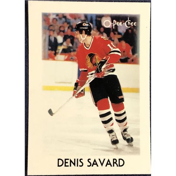 1987-88 O-PEE-CHEE NHL MINI - DENIS SAVARD (HOF)